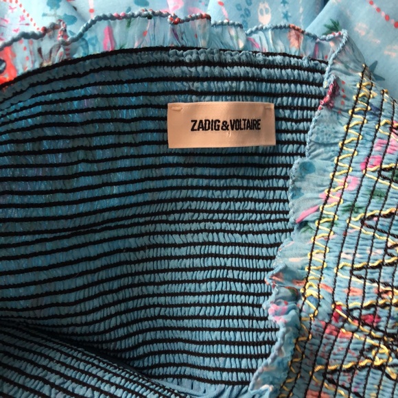 Zadig & Voltaire Jess Long Print Skirt Size 36 - Picture 6 of 12